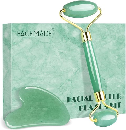 Jade roller gua sha set - jade,