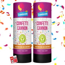 Confetti Cannons 2pk Large