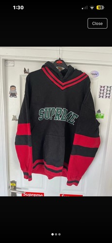 Supreme men hoodie size l - supreme,