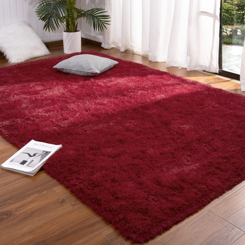Wine red area - 4x6, fluffy