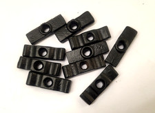 Black Turn Button 38mm, plain