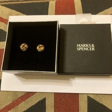 Cufflinks Gold Coloured M&S