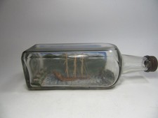 Vintage Ship In A Glass Bottle