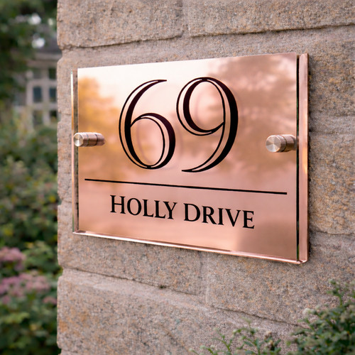 House number plaques - plaques,