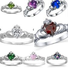 925 STERLING SILVER IRISH CELTIC CLADDAGH RING ST. PATRICKS GIFT Valentines Gift