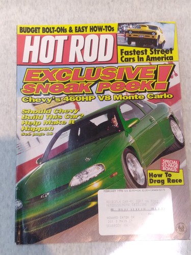 Vintage 1996 hot rod magazine - vintage,