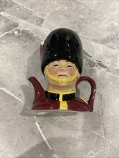 Vintage Artone Porcelain’Royal Guardsman’ Mini Teapot Character Toby Jug VGC 4”