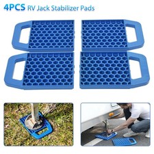 4PC Caravan Feet Pads Heavy Duty Caravan Leg Foot Pads Stabiliser Jack Pads RV