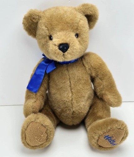 Hamleys teddy bear blue bow - blue,