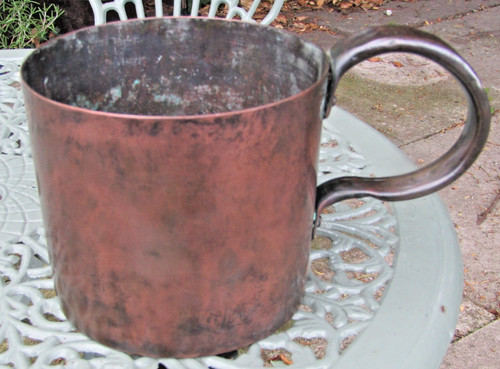 Antique copper gallon rum - antique,