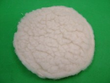 Polishing bonnet hook & loop 128mm woven lambswool,random orbit sander Bosch PEX