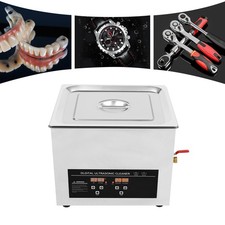 15L Digital Ultrasonic Cleaner Washing Machine Stainless Steel with Heater Timer