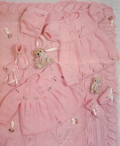 Baby shawl coat dress bonnet - baby,