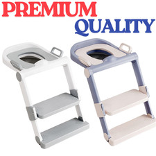 Baby Kids Toddler Child Toilet Potty Training Step FOLDING TOILET SEAT LADDER