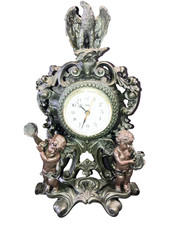 Crosa Quartz Table Clock Eagle