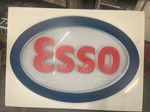Esso illuminated advertising - esso,