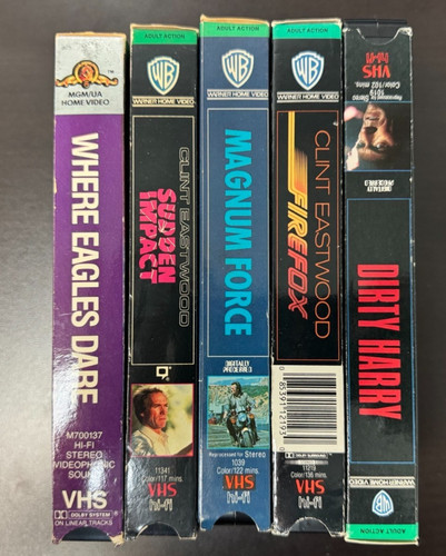 Vintage clint eastwood vhs - eastwood,
