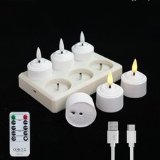 6Pcs Rechargeable Flameless