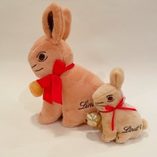Pair Of Lindt Bunny Soft Toys