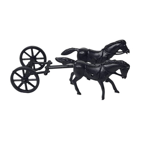Vintage plastic two horse - plastic,