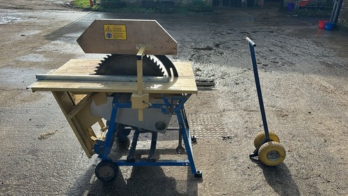 Log saw cradle - cradle, table