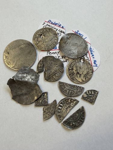 Mixed silver hammered coin - mixed,