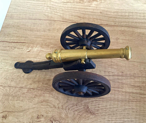 Vintage brass and cast iron - vintage,