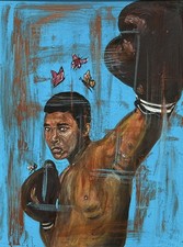 Muhammad Ali Original acrylic