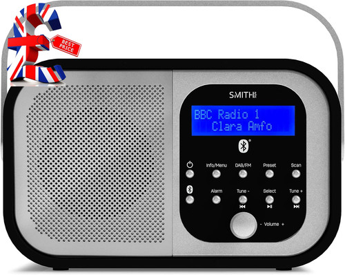 Retro dab radio with - radio,