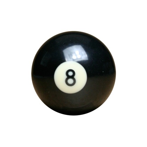 Black ball for pool - black,