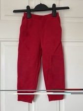 Jacadi Girl Red fleece joggers