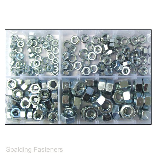 Assorted zinc plated whitworth - zinc,