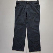 Bruhl Classic Trousers Chino W38R L29 Blue Lightweight Casual Chinos Pants