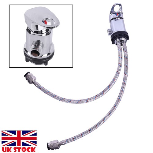 Chrome caravan shower mixer - caravan,