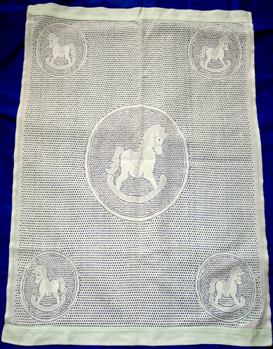 Cellular baby blanket vintage - cellular,