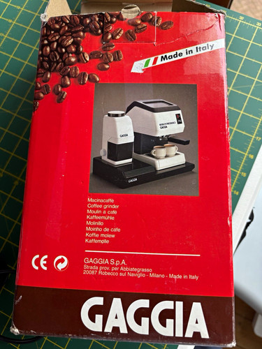 Gaggia electric coffee - coffee, grinder