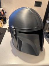 Mandalorian Unfinished 3D Printed Helmet - This Is The Way - cosplay Star Wars