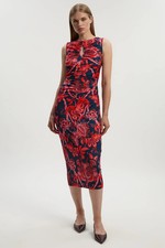 Karen Millen Midi Dress Womens