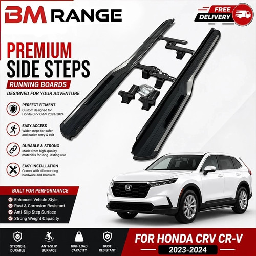 Running boards side steps - running, pair