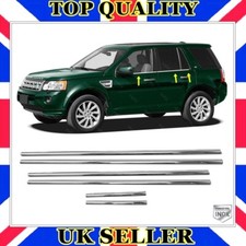 Chrome Window Lower Trim 6 pcs S.STEEL For Land Rover Freelander II 2006-2014