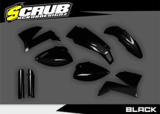 Plastics Kit KTM LC4 Supermoto SM SMC SC 620/625/640/660 1999 - 2004 LED Black