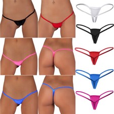 Pack 5 Womens Sexy Knickers Underwear Ladies Micro Thong mini G-String Thongs