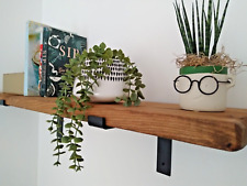 Shelf Solid Wood Scaffold Board 3.4 cm Thick +2 Brackets