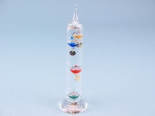 Small Galileo Thermometer 18cm Collectable Scientific Decorative Gift Idea