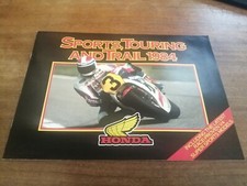  HONDA SPORTS TOURING AND TRAIL MOTORCYCLES 1984 SALES BROCHURE CB VF GL VT XL