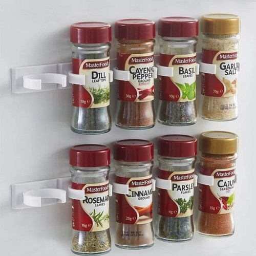 2pcs wall mounted spice - mounted, rack