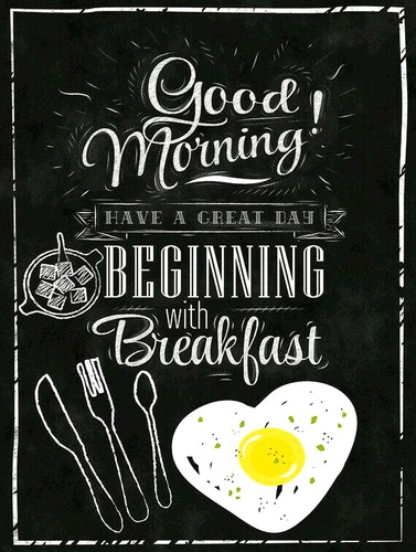Good morning breakfast retro - breakfast,,