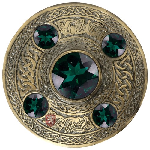 Scottish kilt plaid brooch - kilt,