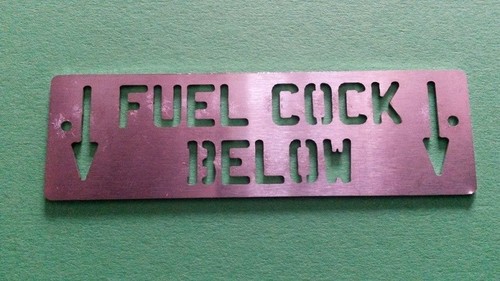 Stainless fuel cock - stainless,