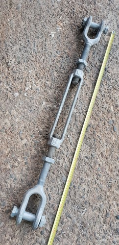 Galvanised turnbuckle jaw - galvanised, m32